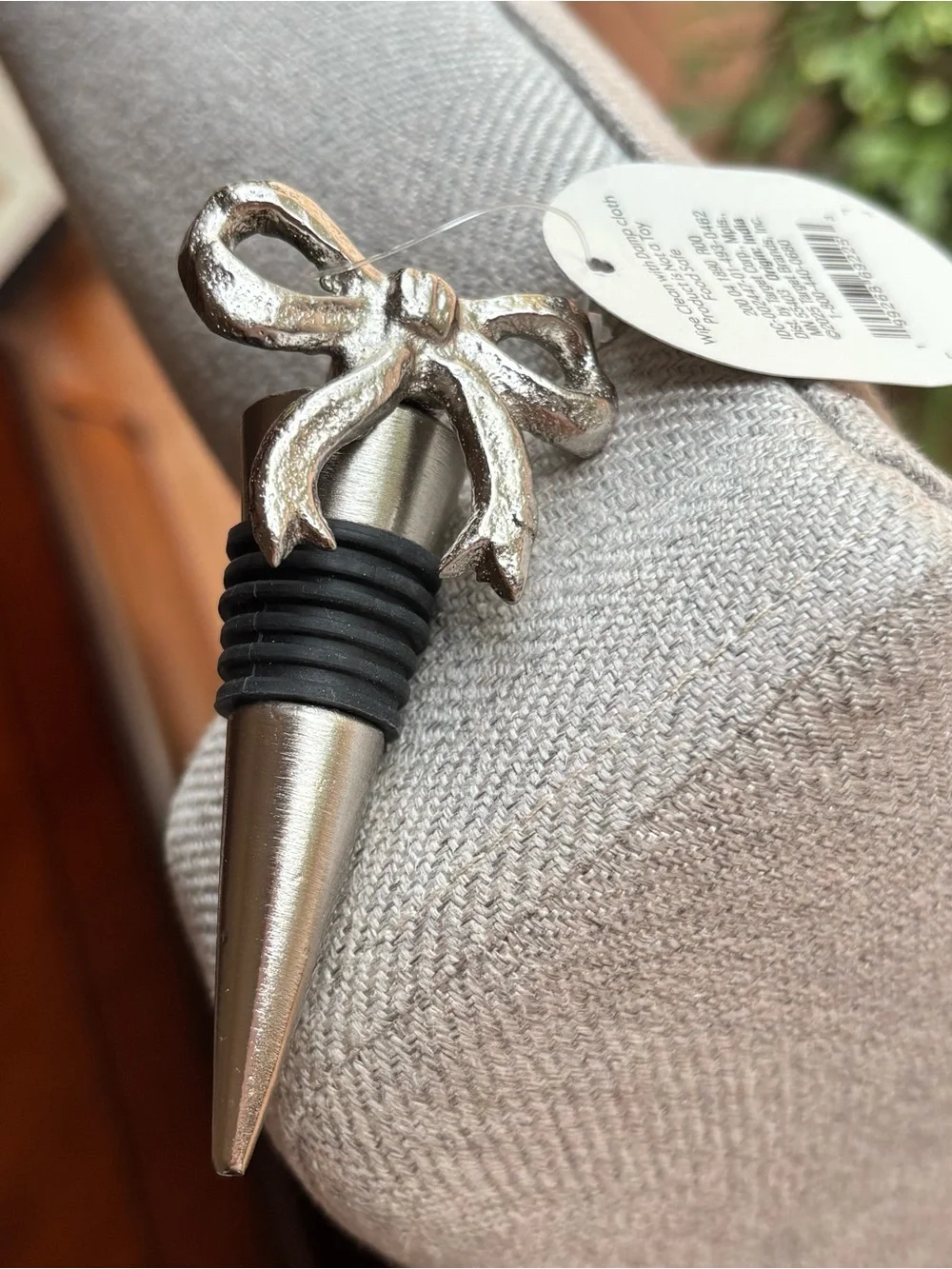 Threshold Silver Anchor Cocktail Picks with Matching Bottle Stoppers